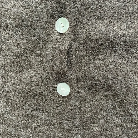 American Vintage Brown Melange Coffee Vitow Cardigan Sweater NWT - Picture 4 of 7